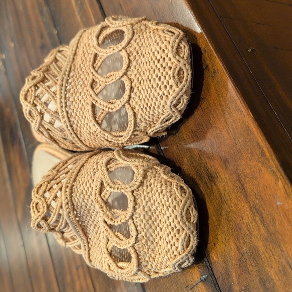 Zyne Raffy I Mule Slides Raffia 38 - Picture 2 of 9